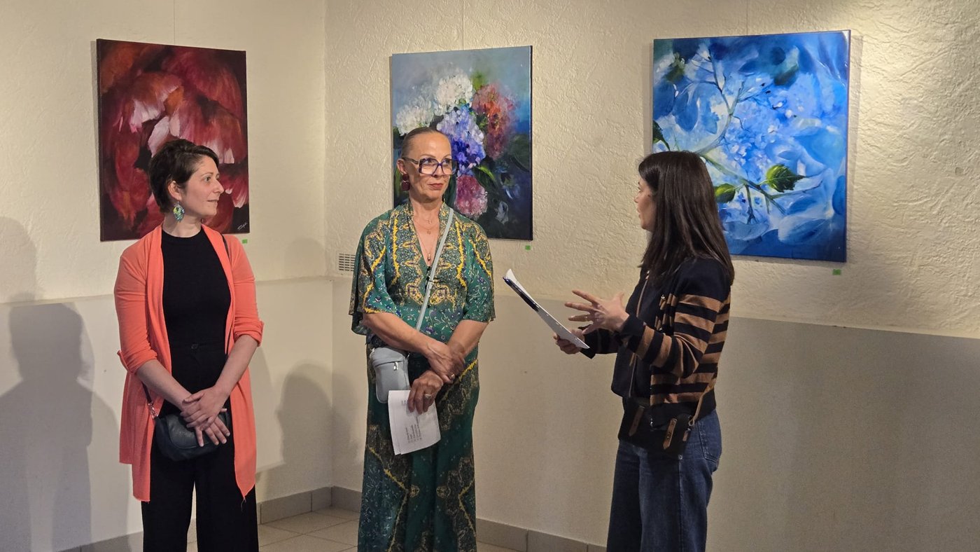 Vernissage — Isabelle Delphin et ses œuvres