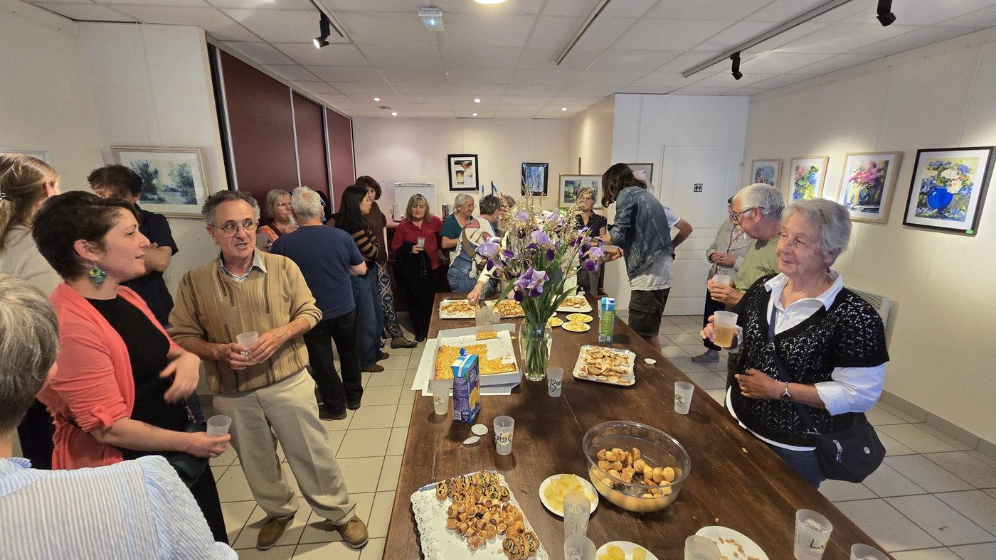 Le buffet du vernissage